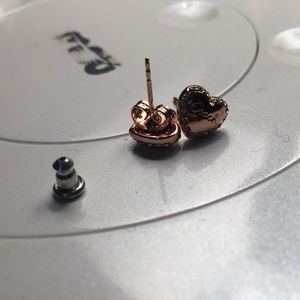 Coach Rose gold earrings